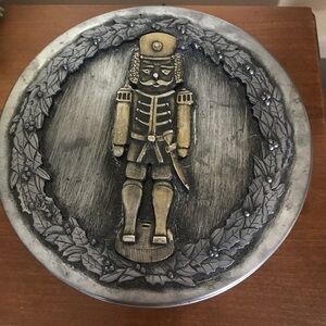 Rare Vintage 1984 3D Metzke Silver Nutcracker